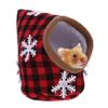 BESPORTBLE Chinchilla House with Soft Cotton Interior, Red view 2