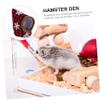 BESPORTBLE Chinchilla House with Soft Cotton Interior, Red view 4