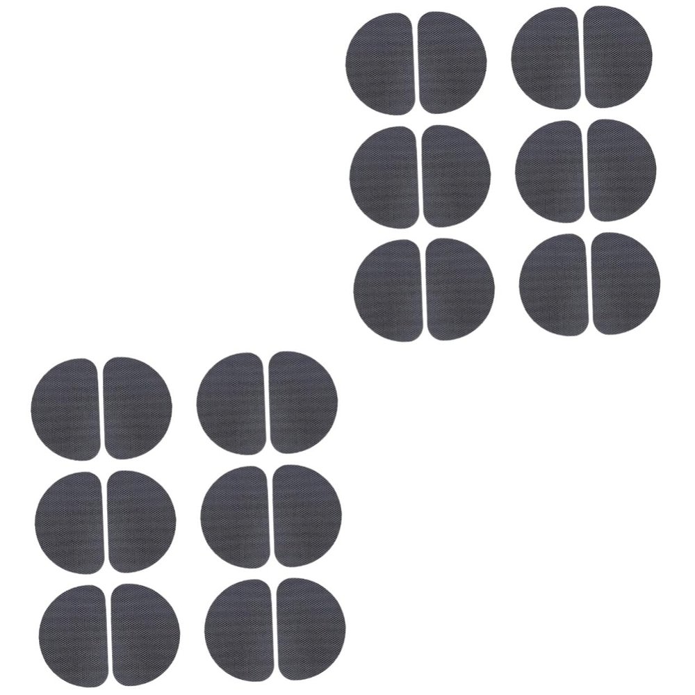 FRCOLOR 12 Pairs Non-Slip Self-Adhesive Rubber Sole Pads for High Heels and Flats