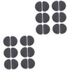 FRCOLOR 12 Pairs Non-Slip Self-Adhesive Rubber Sole Pads for High Heels and Flats view 1