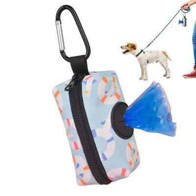 Dog Waste Bag Holder with Graphic Print