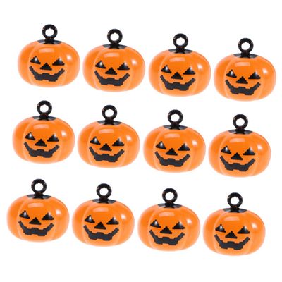 Happyyami 12-Piece Cute Pumpkin Bells for Pets