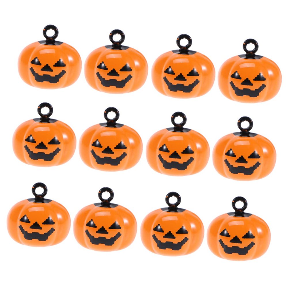 Happyyami 12-Piece Cute Pumpkin Bells for Pets