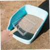 BESPORTBLE Stainless Steel Cat Litter Scoop with Wide Opening and Fine Sieve, Lightweight and Durable, with Holder view 4