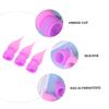 30 mL Silicone Menstrual Cups, Purple, 6-Pack view 3