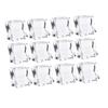 48 Clear 25 mm Acrylic Artificial Ice Cubes view 1