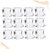 48 Clear 25 mm Acrylic Artificial Ice Cubes view 2