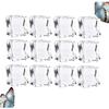 48 Clear 25 mm Acrylic Artificial Ice Cubes view 3