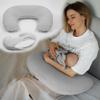 PaLulli Muslin Nursing Pillow Cover, 100% Muslin Cotton, Gray view 1