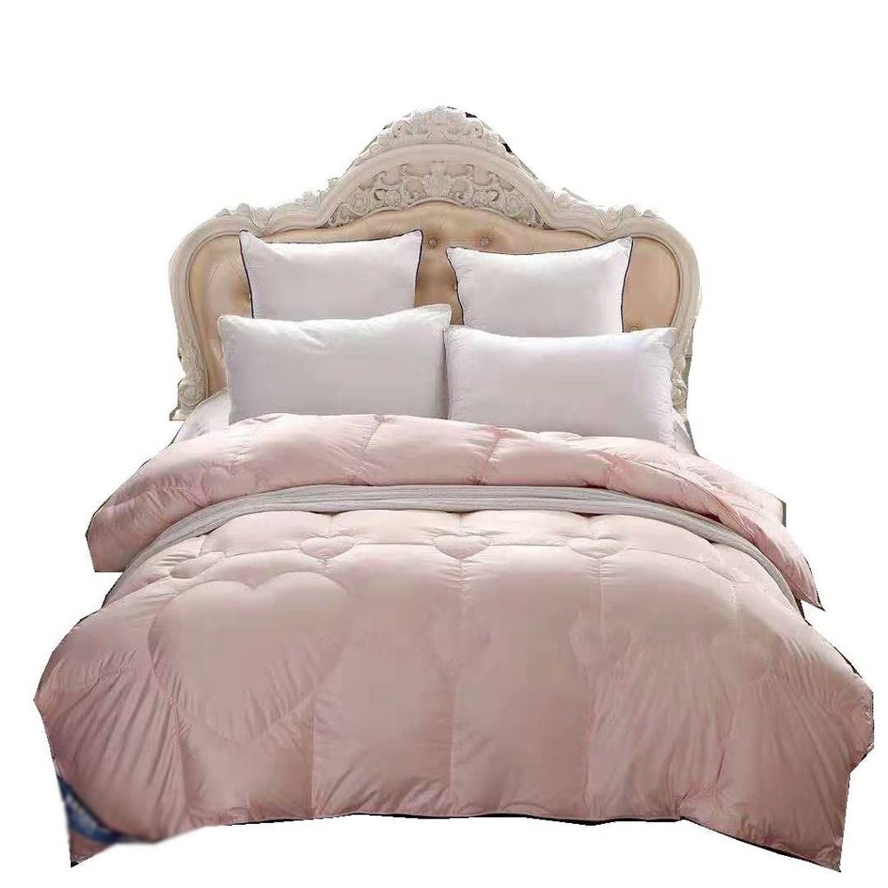 Satin Jacquard Warm White Goose Down for Winter, 200 x 230 cm