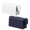 FOMIYES 2-Pack Wall-Mounted Toothpaste Squeezers and Holders, for Kids' Toothbrushes, ABS, Blue view 1