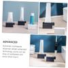 FOMIYES 2-Pack Wall-Mounted Toothpaste Squeezers and Holders, for Kids' Toothbrushes, ABS, Blue view 2