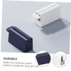 FOMIYES 2-Pack Wall-Mounted Toothpaste Squeezers and Holders, for Kids' Toothbrushes, ABS, Blue view 3