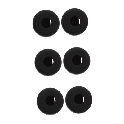 Supvox 6-Piece Dog Collar Tracker Protective Covers, Black