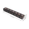 Portable Pill Box with 7 Compartments for Daily Doses, Black view 2
