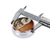 Round Mini Metal Pill Box with Two Dogs in a Basket, 3 Compartments view 2