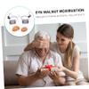 FOMIYES 3-Piece Home Eye Moxibustion Massager, Handmade Walnut Moxibustion Tool for Eye Care, Portable Design for Home or On-the-Go Use view 2