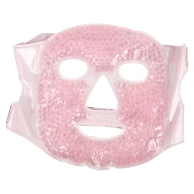 Cooling Face Mask for Hot and Cold Use, Pink PVC