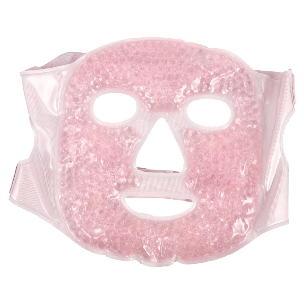 Cooling Face Mask for Hot and Cold Use, Pink PVC