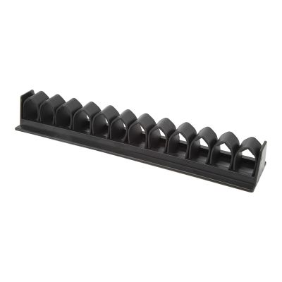 Yctze Black Plastic Wall-Mounted Rack for Horse Crops and Crop Holders