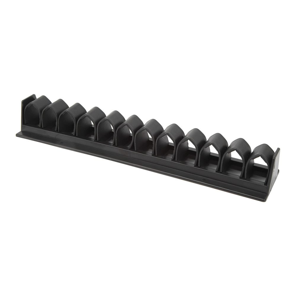 Yctze Black Plastic Wall-Mounted Rack for Horse Crops and Crop Holders