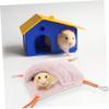 Supvox Cozy Hamster House for Small Pets view 4