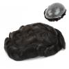 Natural-Looking Men's Toupee with Wavy Front view 1