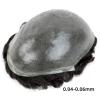 Natural-Looking Men's Toupee with Wavy Front view 2