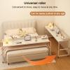 Height-Adjustable Rolling Overbed Table for King-Size Beds view 4