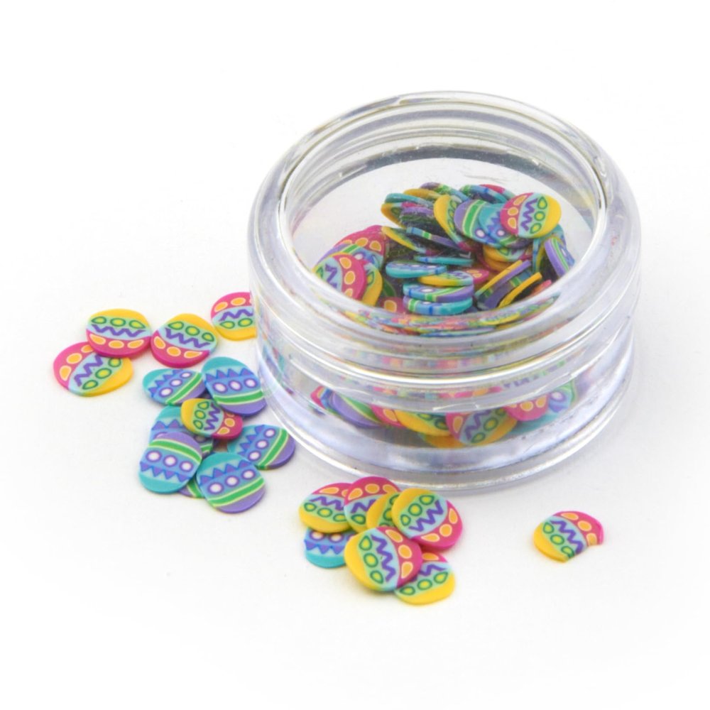 MyTinyWorld Easter Egg Nail Art Slices, 150 Pieces