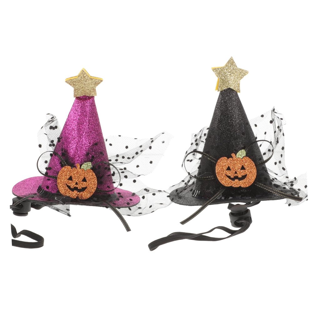 BUGUUYO 2-Piece Halloween Pet Hats