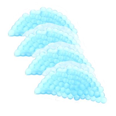 Healeved 4-Piece Reusable Round Gel Ice Packs, Hot and Cold Compresses