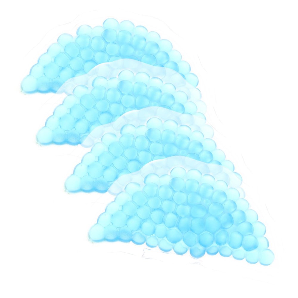 Healeved 4-Piece Reusable Round Gel Ice Packs, Hot and Cold Compresses