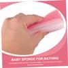 FRCOLOR 4 Sets Baby Bath Brushes, Soft Sponge Massage Brushes for Newborns, 3-Piece Sets x 4 view 2
