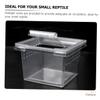 Transparent Reptile Breeding Boxes with Ventilation, 10-Pack view 4
