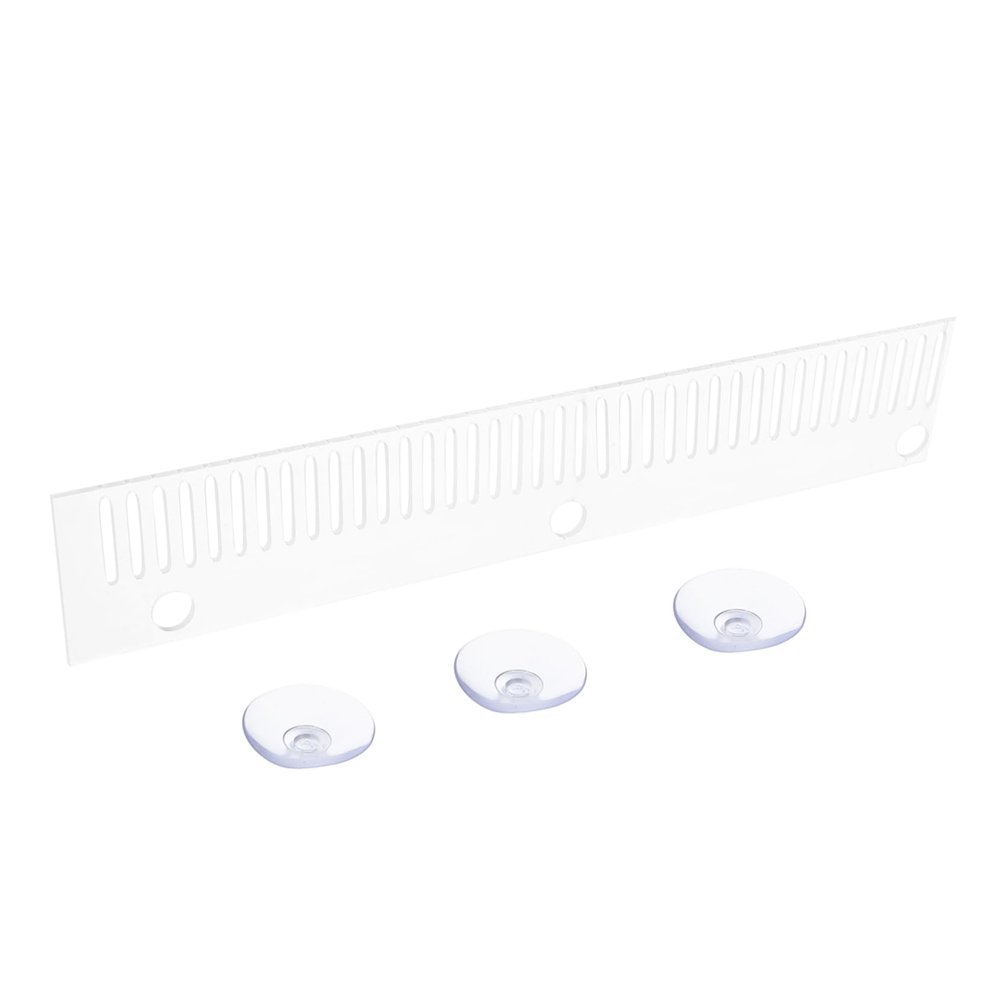 BESPORTBLE Overflow Comb Transparent with 3 Suction Cups for Aquariums