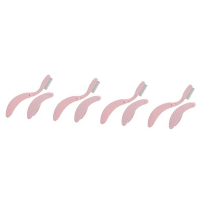 Baluue 8-Piece Folding Eyelash and Eyebrow Combs