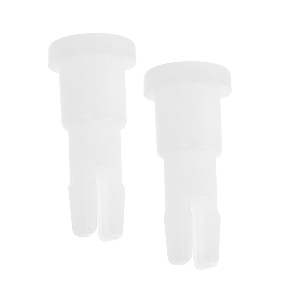 Plastic Fixation Pins, 1 Pair, White, for Eye Measuring Devices