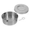 BESPORTBLE 3-Piece Stainless Steel Dog and Cat Bowls with Anti-Splash Slow-Drinking Design view 2