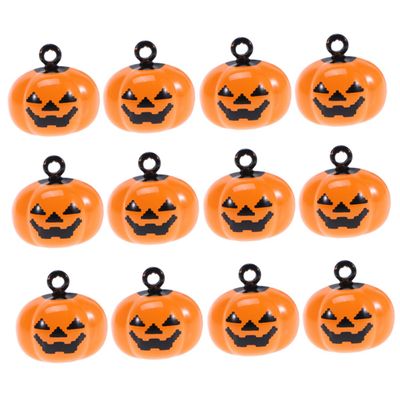 Sosoport 12-Piece Pumpkin-Shaped Cartoon Pet Collar Charms