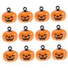 Sosoport 12-Piece Pumpkin-Shaped Cartoon Pet Collar Charms view 1