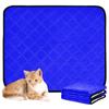 Pee-Proof Dog Mat for Large Dogs, Washable, Non-Slip, Blue, 2-Piece Set view 2