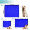 Pee-Proof Dog Mat for Large Dogs, Washable, Non-Slip, Blue, 2-Piece Set view 3
