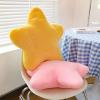champracer Plush Star Pillow, Decorative Pillow for Children's Room, 50 cm, White view 2