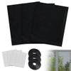 QOWUXHZ 3-Piece Black Window Insect Screens with Self-Adhesive Tape and Repair Patches view 1