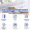 QOWUXHZ 3-Piece Black Window Insect Screens with Self-Adhesive Tape and Repair Patches view 2