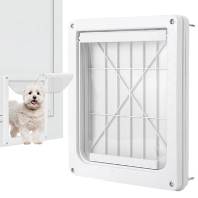 Pet Door for Dogs and Cats with Sliding Lock