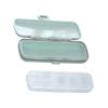 Portable 7-Day Pill Organizer, Green, Wheat Straw Travel Medication Dispenser view 1