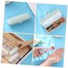 Portable 7-Day Pill Organizer, Green, Wheat Straw Travel Medication Dispenser view 3