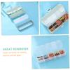 Portable 7-Day Pill Organizer, Green, Wheat Straw Travel Medication Dispenser view 4
